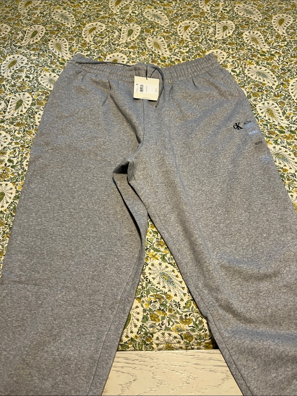 Calvin Klein Kids Gray Jogger Sweatpants